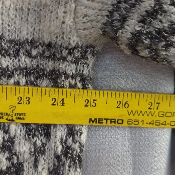 Joie Open Front Cardigan Sweater Womens 1X Long Line Duster Chunky Knit New - Picture 4 of 6